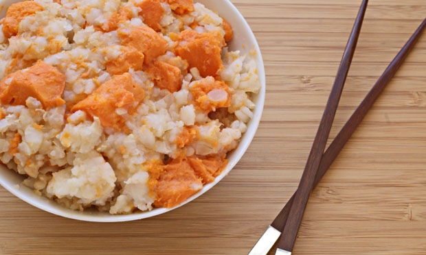 Rice cooker recipes: Yam Congee at This Mama Cooks! On a Diet - thismamacooks.com Rice cooker recipes: Yam Congee at This Mama Cooks! On a Diet - thismamacooks.com