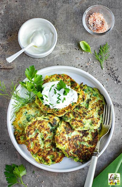 Zucchini Fritters Recipe | This Mama Cooks! On a Diet