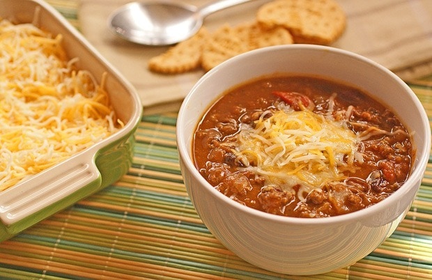 Slow cooker pumpkin and bean chili recipe at This Mama Cooks! On a Diet - thismamacooks.com Slow cooker pumpkin and bean chili recipe at This Mama Cooks! On a Diet - thismamacooks.com