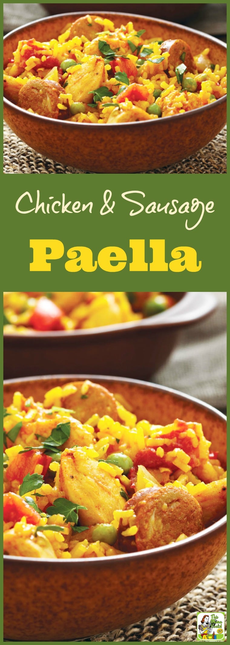 Chicken and Sausage Paella recipe. This one pot, gluten free, chicken, rice and sausage recipe is gluten free and allergy free. #recipes #easy #recipeoftheday #glutenfree #easyrecipe #easyrecipes #glutenfreerecipes #dinner #easydinner #dinnerrecipes #dinnerideas #chicken #chickenfoodrecipes #chickenrecipes #onepot