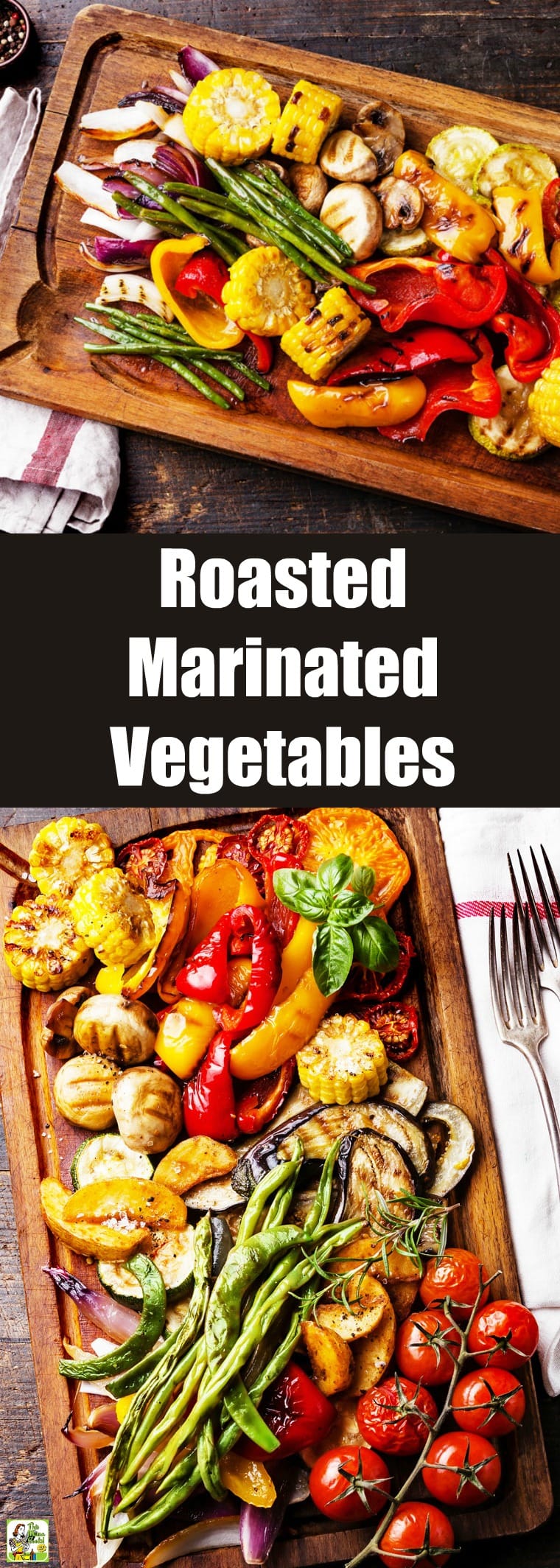 Roasted Marinated Vegetables | This Mama Cooks! On a Diet