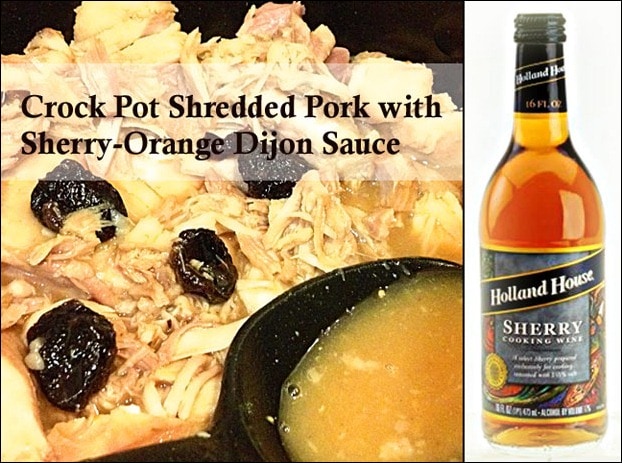 Crockpot Shredded Pork with Sherry-Orange Dijon Sauce at This Mama Cooks! On a Diet - thismamacooks.com Crockpot Shredded Pork with Sherry-Orange Dijon Sauce at This Mama Cooks! On a Diet - thismamacooks.com