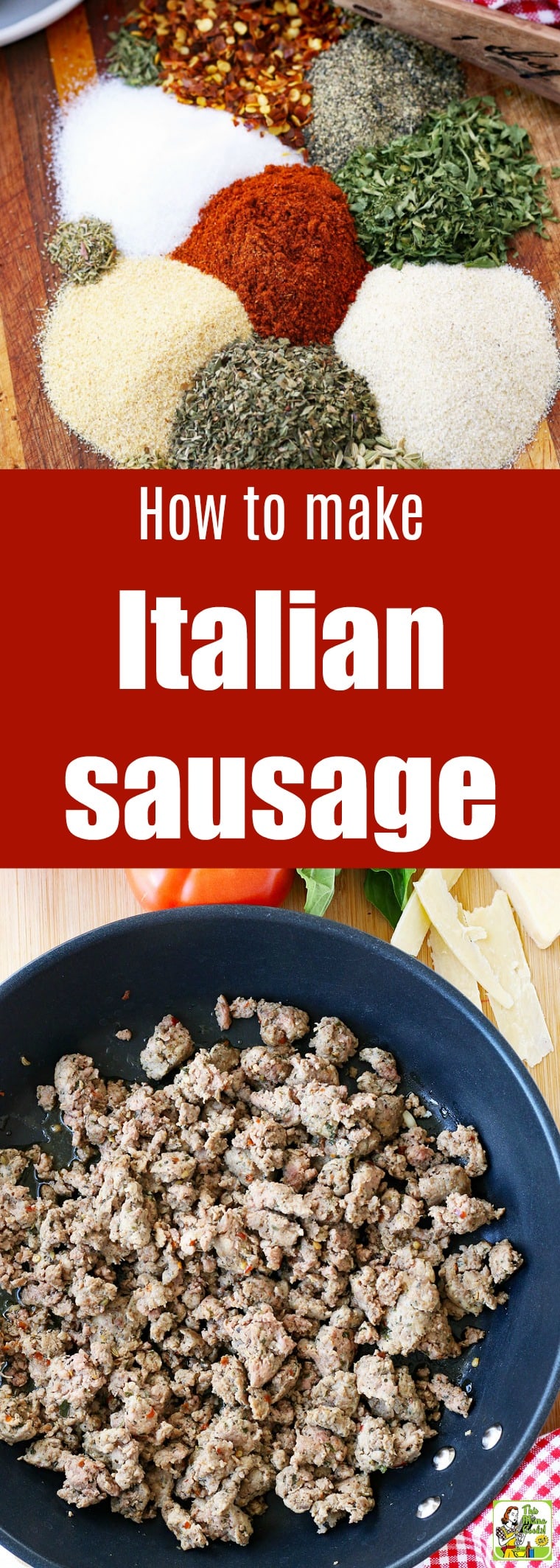This Homemade Italian Sausage recipe is easy to make and can be used in recipes like Thanksgiving stuffing, spaghetti sauce, and lasagna. The Italian sausage seasoning can be adjusted to be mild or spicy. #recipes #easy #recipeoftheday #easyrecipe #easyrecipes #sausage #italian #italianfood #italianrecipes