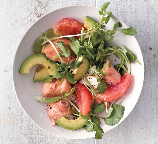 Grapefruit Salmon and Avocado Salad at This Mama Cooks! On a Diet- thismamacooks.com Grapefruit Salmon and Avocado Salad at This Mama Cooks! On a Diet- thismaacooks.com
