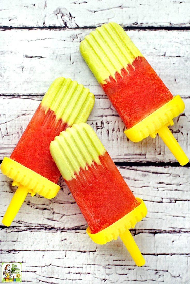 Avocado & Watermelon Ice Pops Recipe