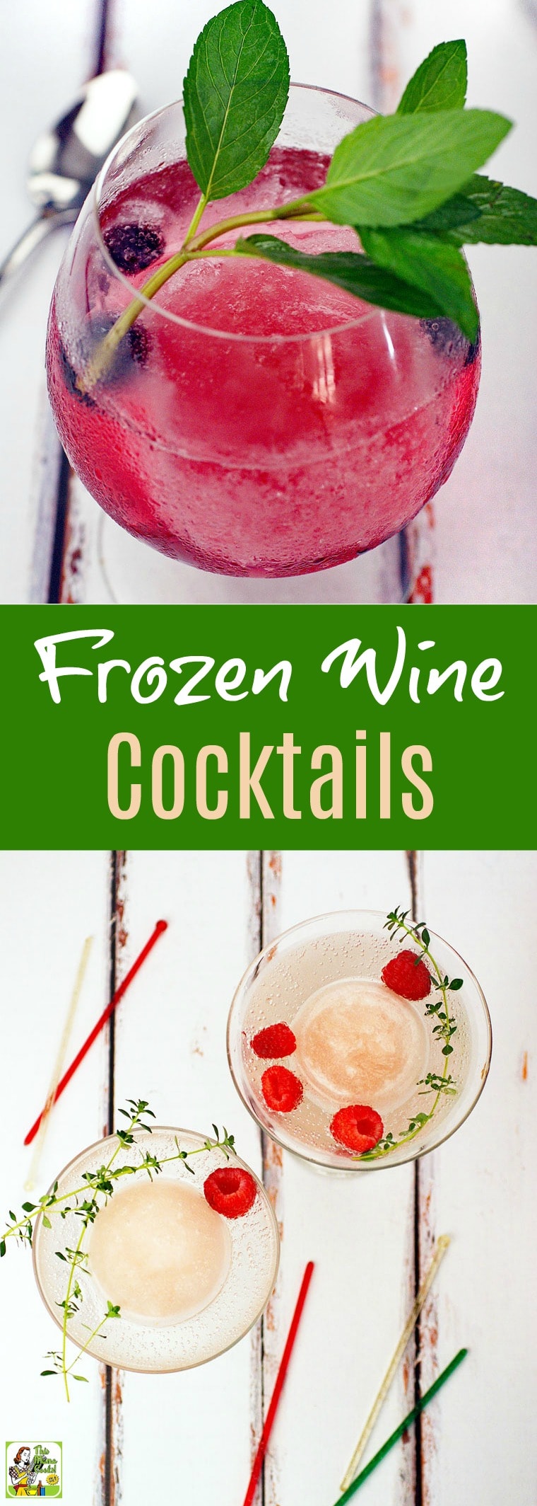 Looking for unique frozen wine drink recipes or blender cocktail recipes for your cookout party? Make up a batch of these Frozen Wine Cocktails. Get recipes for both a skinny wine cocktail and a slushy wine cocktail. #recipe #easy #recipeoftheday #healthyrecipes #glutenfree #easyrecipes #wine #skinnycocktails #cocktails #winecocktails #cocktailrecipe