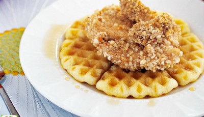 Gluten Free Chicken and Waffles Recipe.