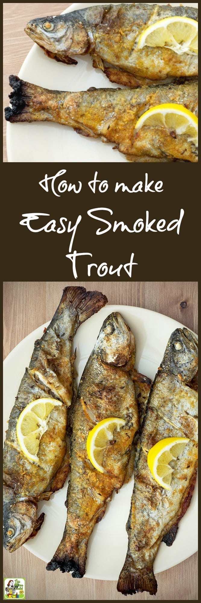Got fish? Learn how to make smoked trout for dinner or your next fish fry party! It's easier than you think if you have an electric smoker or a grill that you can smoke in. Just make a simple marinade from salad dressing. Once you've tasted smoked trout, you'll never want to cook fish another way! #trout #fish #fishfry #electricsmoker #smoker #grilling #smoking #smokedfish #marinades #fishmarinades #smokedtrout