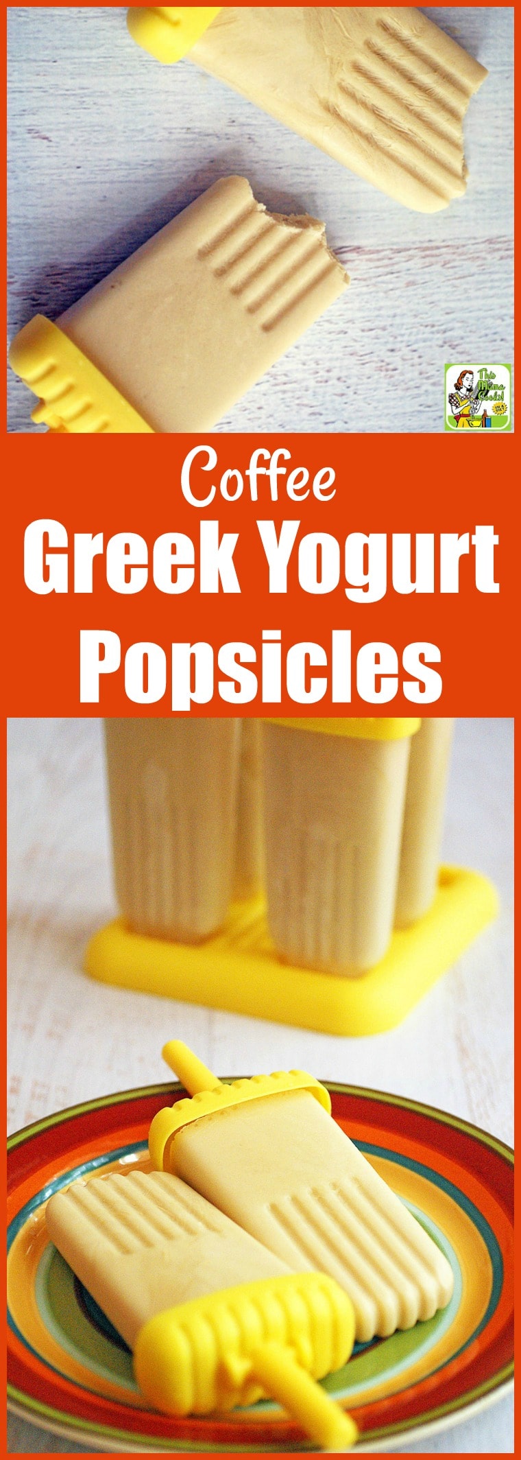 How about making some Greek Yogurt Popsicles? This homemade yogurt popsicle recipe is a thrifty way to use leftover coffee. These frozen pops are packed with protein making them a terrific snack! #recipes #easy #recipeoftheday #glutenfree #easyrecipe #easyrecipes #glutenfreerecipe #snacks #desserts #dessertrecipes #dessertideas #yogurt #coffee #coffeeaddict