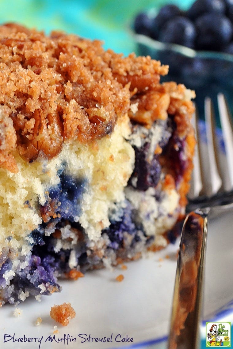 Blueberry Muffin Streusel Cake This Mama Cooks! On a Diet™