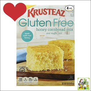 Best Gluten Free Products List: Krusteaz Gluten Free Honey Cornbread Mix is so delicious you can't believe it's a gluten free bread mix.
