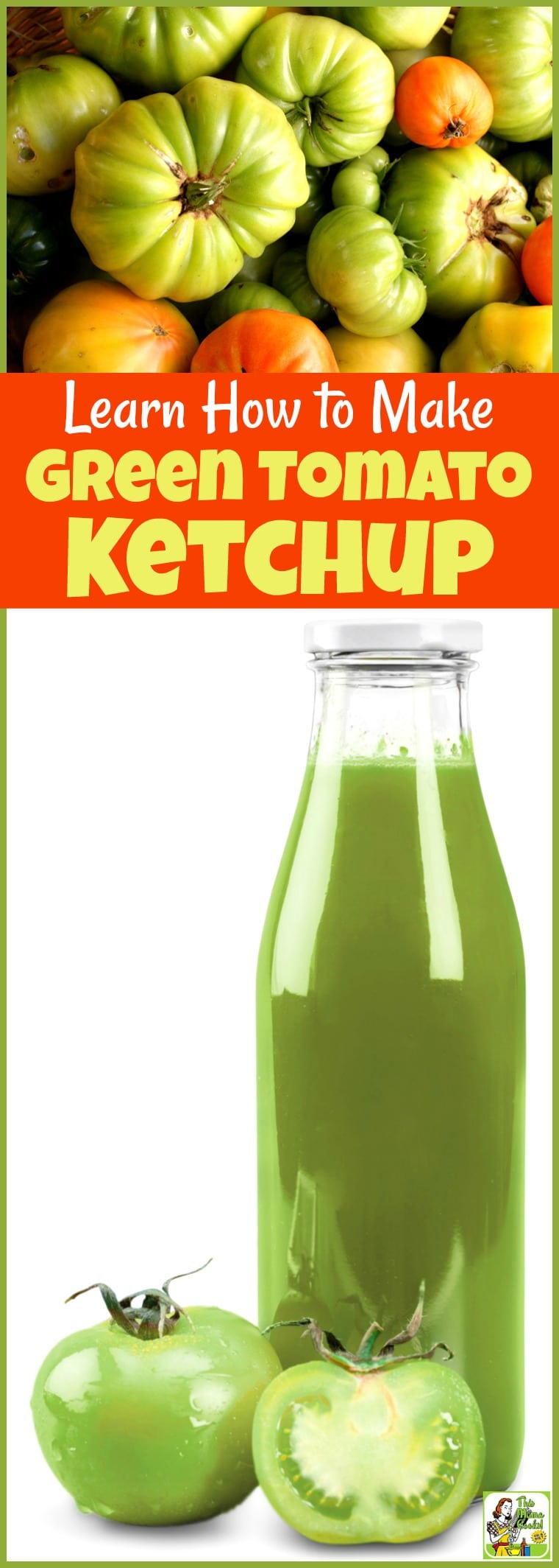 Looking for green tomato recipes? Learn How to Make Green Tomato Ketchup. Even if you\'ve never canned tomatoes before, it\'s easy to do! #recipe #easy #recipeoftheday #healthyrecipes #glutenfree #easyrecipes #canning #tomatoes #ketchup #DIY #greentomatoes