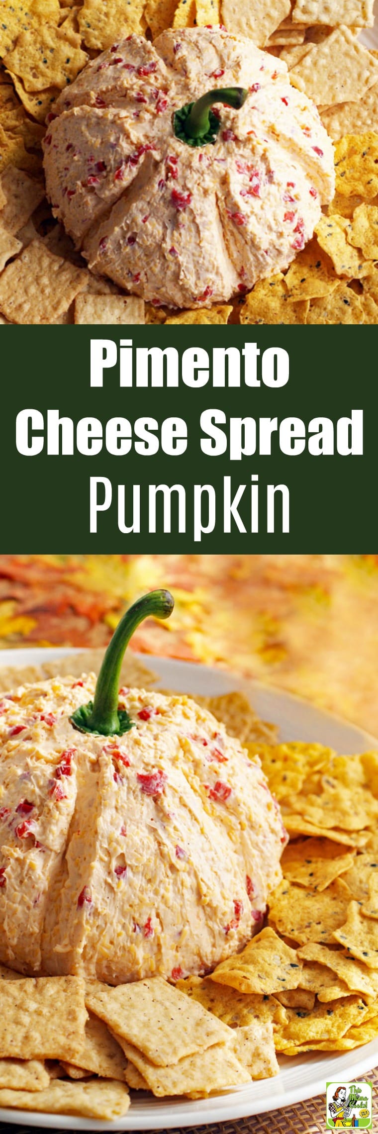 Serve this Pimento Cheese Spread Recipe and turn it into a pimento cheese ball pumpkin for entertaining. Your guests will love this pimento cheese ball recipe with cream cheese. Make it for game day, Halloween, or Thanksgiving parties. #recipes #easy #recipeoftheday #glutenfree #easyrecipe #easyrecipes #glutenfreerecipes #halloween #thanksgiving #partyfood #appetizers #appetizerseasy