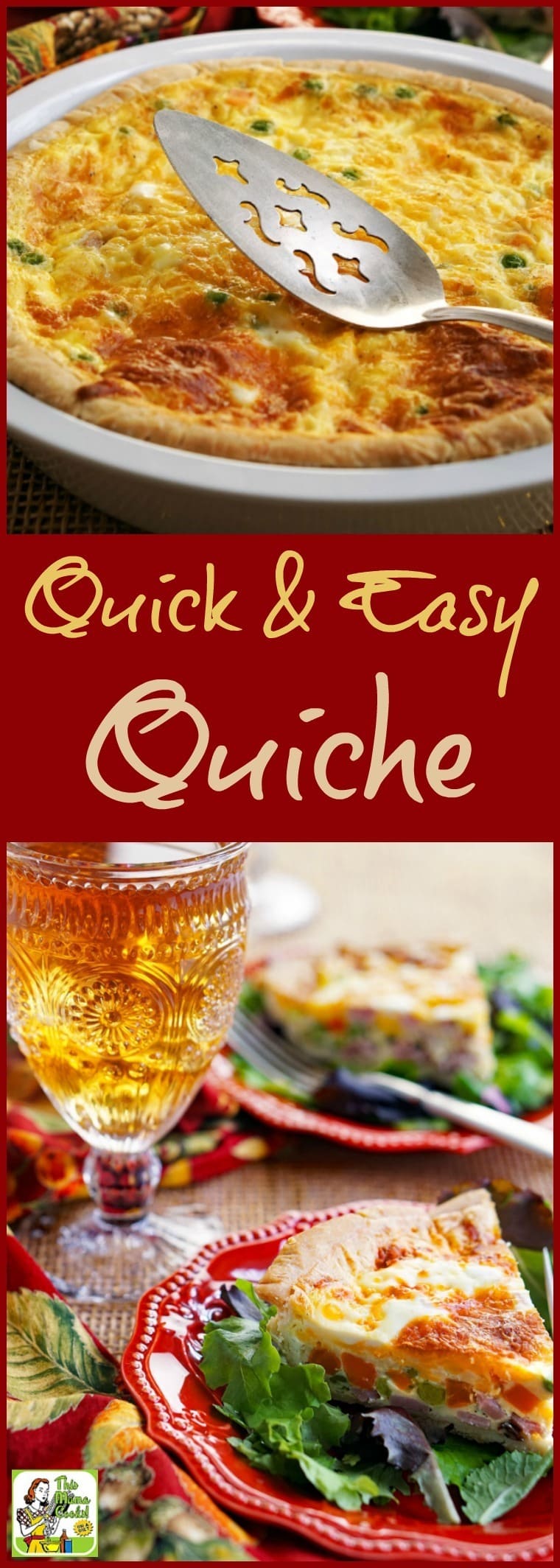 Make a Quick Quiche recipe everyone will love! | This Mama Cooks! On a Diet