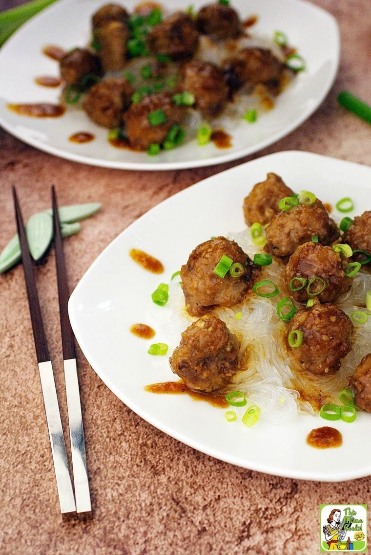 Gluten Free Asian Meatballs with Hoisin Sauce Recipe | This Mama Cooks ...