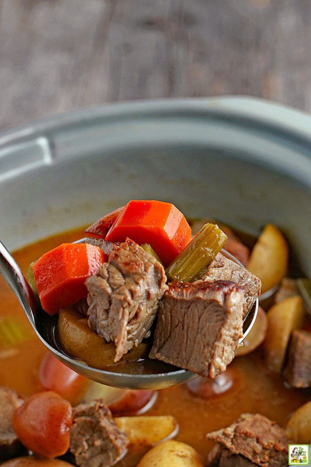 Easy Slow Cooker Venison Stew Recipe | This Mama Cooks! On a Diet