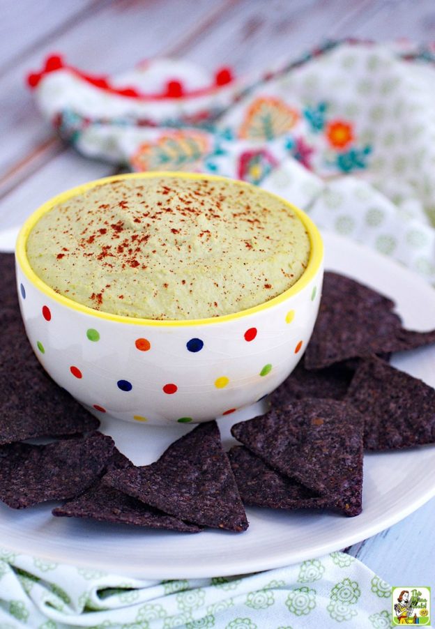 Easy Edamame Hummus Recipe This Mama Cooks! On a Diet