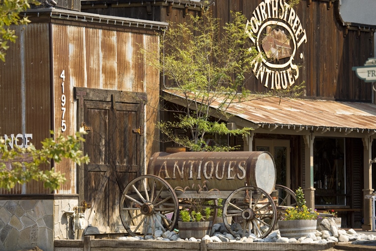 Antique stores in Temecula, California.