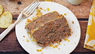 Gluten Free Meatloaf with Potato Chips & Carrots