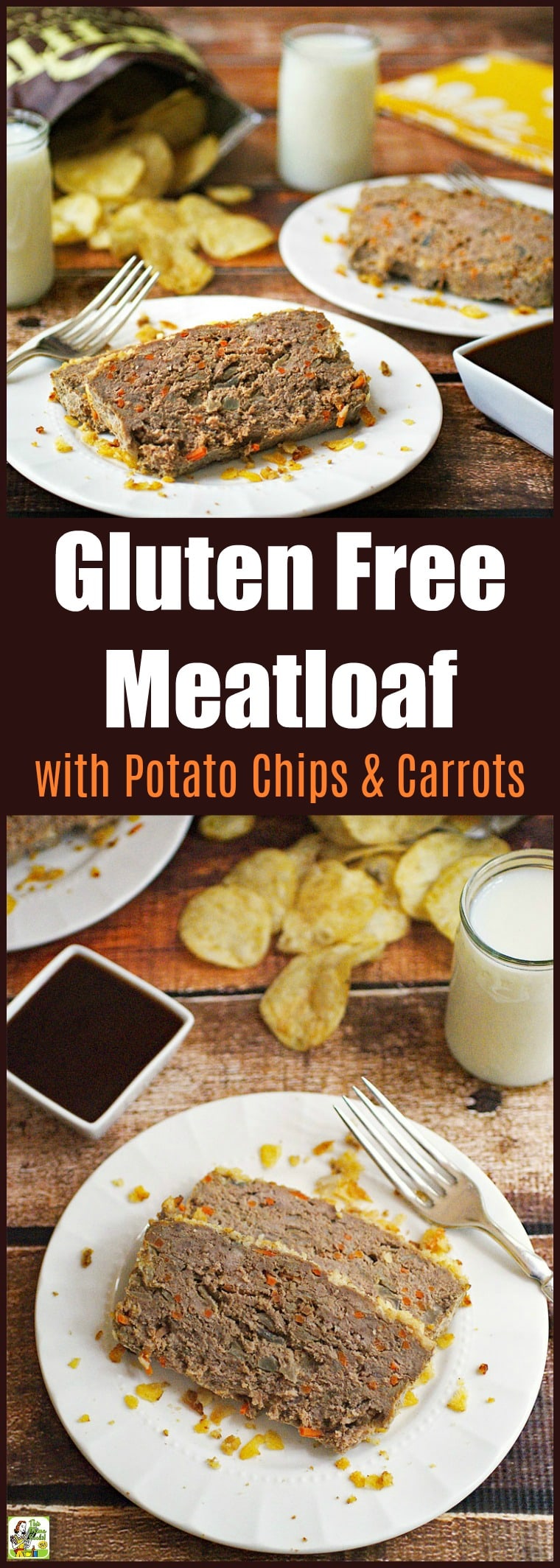 Try this Gluten Free Meatloaf with Potato Chips & Carrots recipe if you want to make gluten-free meatloaf without breadcrumbs. This is also a dairy-free meatloaf recipe. Your family will love this meatloaf with carrots and potato chips. #recipes #easy #recipeoftheday #glutenfree #easyrecipe #easyrecipes #glutenfreerecipes #dinner #easydinner #dinnerrecipes #dinnerideas #meatloaf #groundbeef #dairyfree