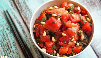 Asian Watermelon Salad recipe
