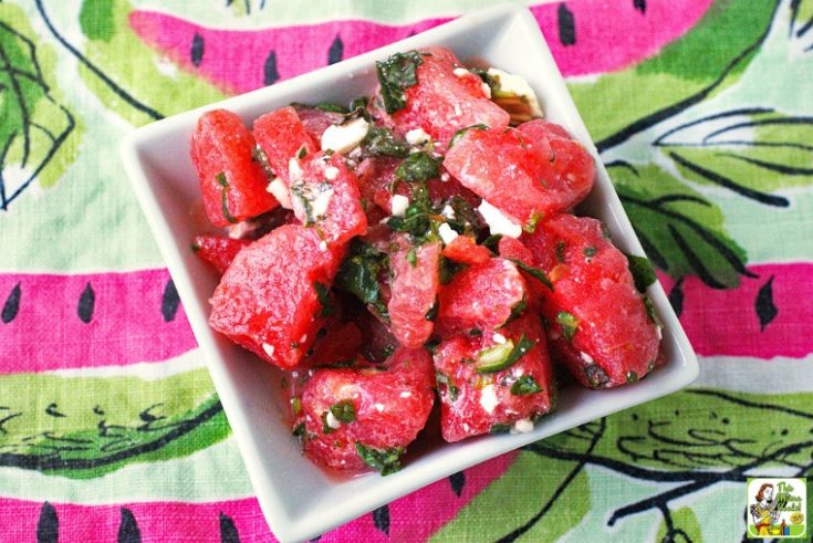 Watermelon Salad with Mint & Feta Recipe
