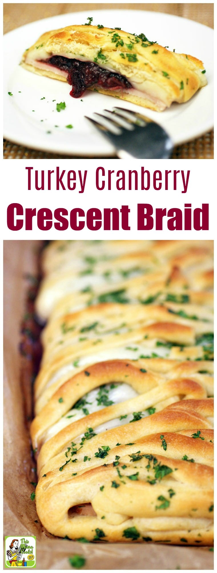 Use leftover turkey and cranberry sauce this Turkey Cranberry Crescent Braid recipe. This crescent roll dinner recipe makes a tasty appetizer. #recipes #easy #recipeoftheday #easyrecipe #easyrecipes #dinner #easydinner #dinnerrecipes #dinnerideas #thanksgiving #thanksgivingrecipes #christmas #christmasrecipes #partyfood #appetizers #appetizerrecipes #turkey #cranberries #leftovers