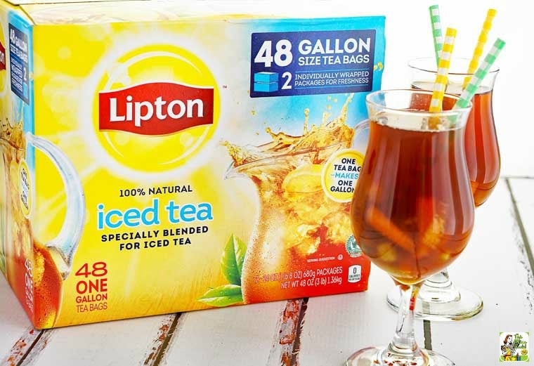 Homemade iced tea with lipton 2025 tea bags