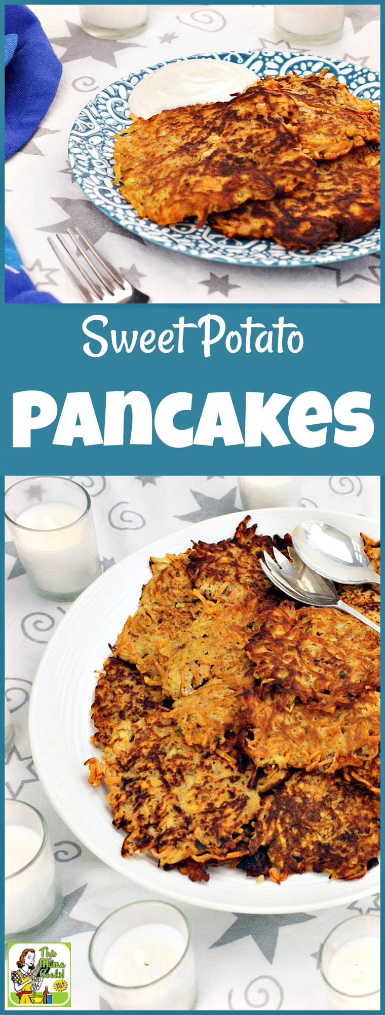 Try this Sweet Potato Pancakes recipe for Pancake Tuesday #pancakes #pancakerecipe #pancakeday #mardigrasparty #recipes #recipeoftheday #healthyrecipes #easyrecipe #dinnerrecipes #dinner #easydinner #easydinnerrecipes #hanukkahrecipes #glutenfree #sweetpotatoes #sweetpotatorecipes