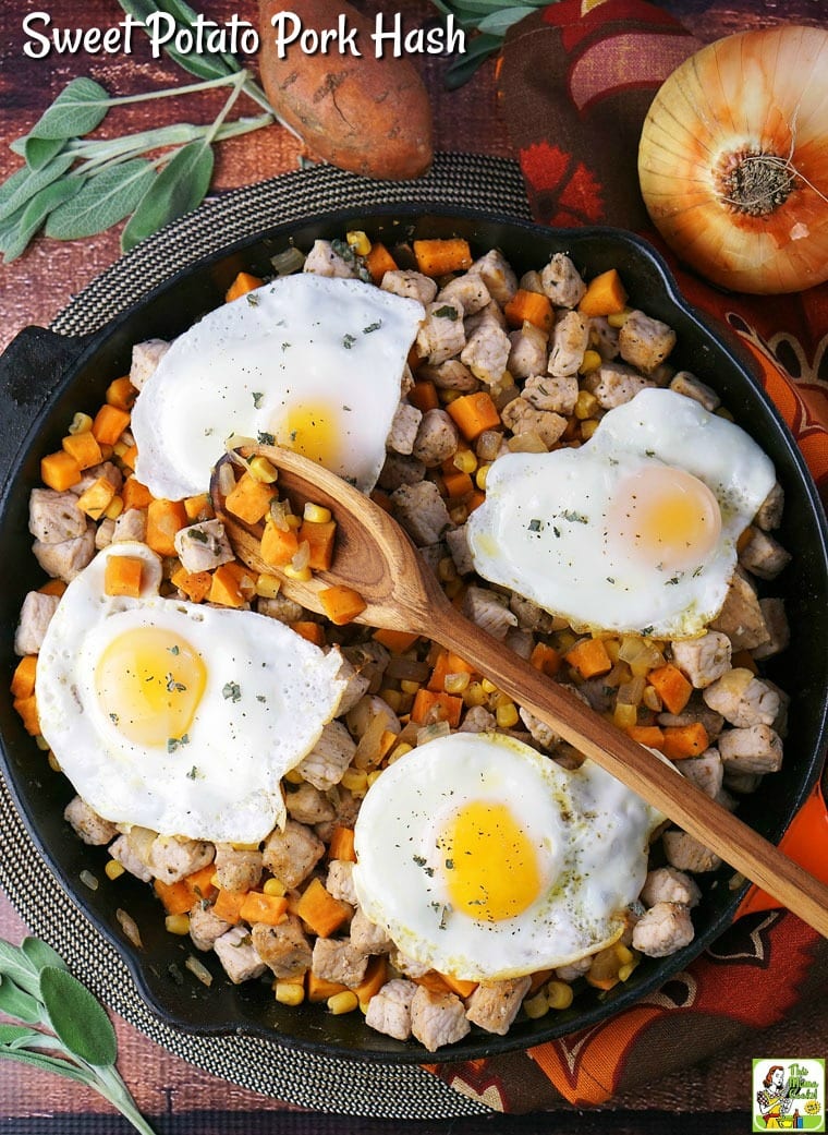 How to make a Sweet Potato Pork Hash recipe for brunch or brinner ...