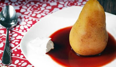 Slow Cooker Poached Pears