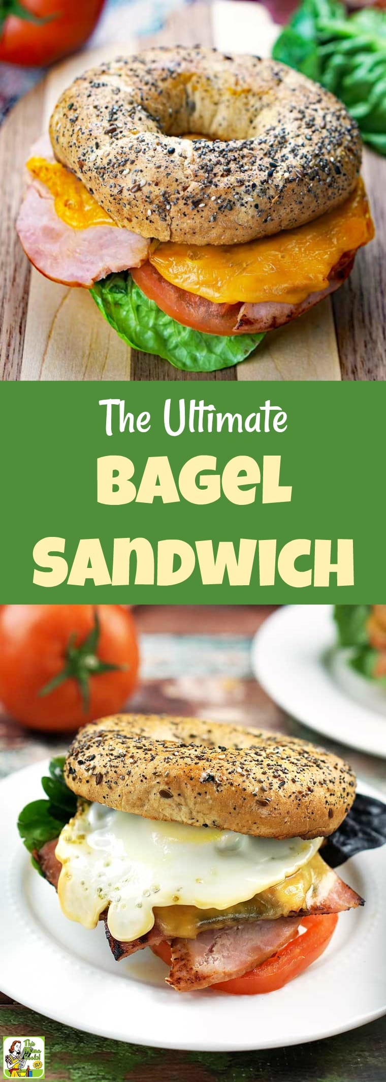 This Ultimate Breakfast Bagel Sandwich comes with tips on how to make a breakfast bagel egg sandwich. #recipes #recipesforone #recipeoftheday #glutenfree #easyrecipes #breakfast #lunch #lunchrecipes #sandwiches #sandwichrecipes #bagels