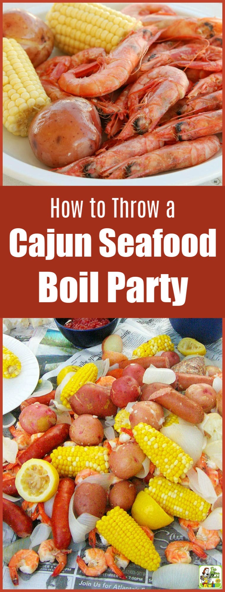 Learn how to throw a Cajun seafood boil party. It’s fun! Get tips on equipment, best Cajun seasoning, where to buy crawfish, and what kind of seafood, sausage, and vegetables to use. #recipe #recipes #party #partyfood #seafoodrecipes #seafood #crawfish #shrimp #shrimprecipes #mardigras #glutenfree