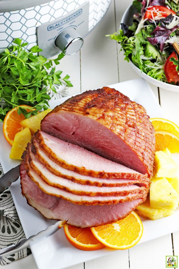 Easy Crockpot Spiral Ham Recipe - Slow Cooker Ham without Brown Sugar