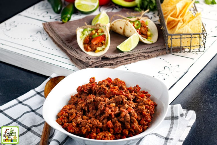 3-Ingredient Crock Pot Ground Beef (Crock Pot Taco Meat)