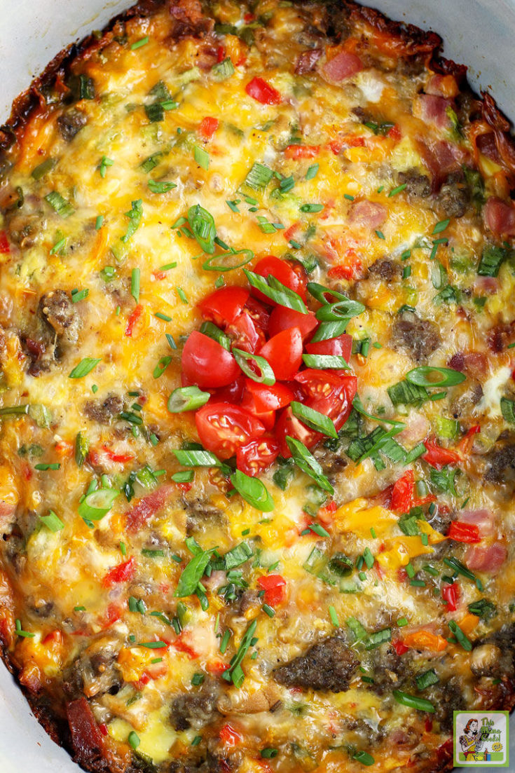 Crockpot Breakfast Casserole Recipe for a Large Family 