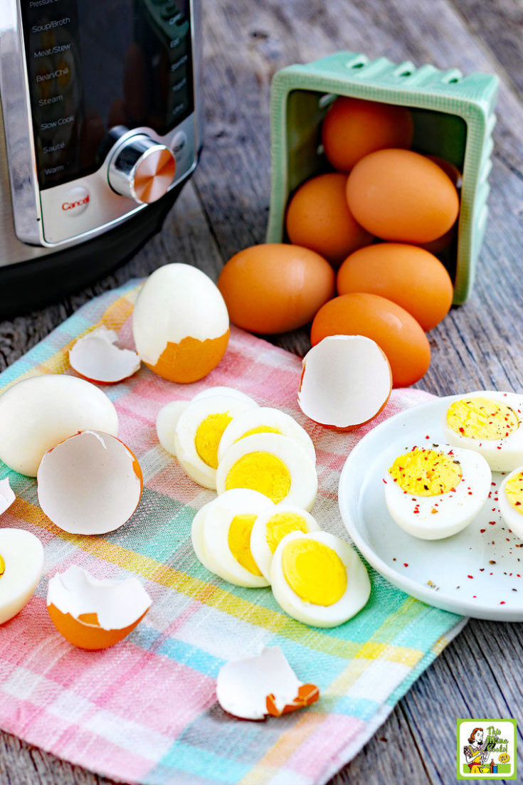 Stackable Egg Steamer Rack for the Instant Pot with easy egg peel