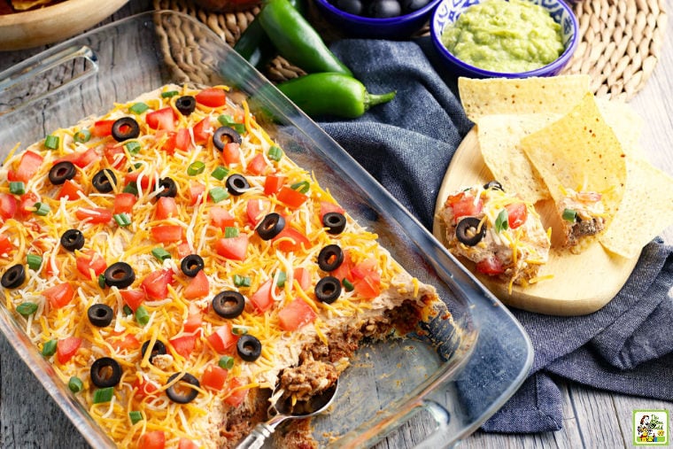 Ultimate Slow Cooker Taco Dip - The Chunky Chef