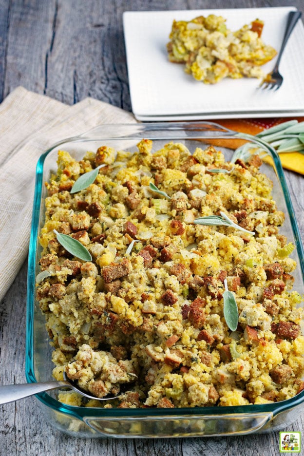 Gluten Free Cornbread Stuffing Recipe This Mama Cooks! On a Diet