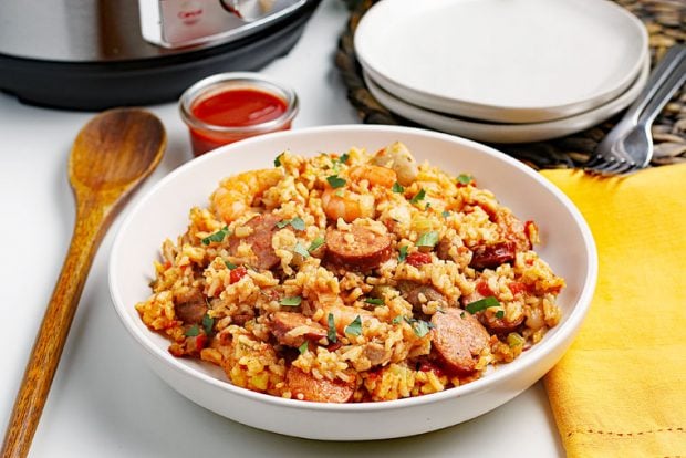 Spicy Instant Pot Jambalaya Recipe This Mama Cooks On a Diet