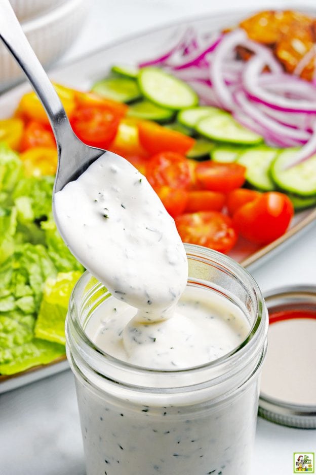 Easy Low Carb Keto Ranch Dressing Recipe This Mama Cooks On A Diet 7047