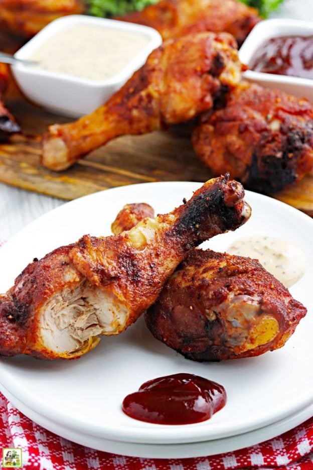 Easy Smoked Chicken Drumsticks Recipe | This Mama Cooks! On a Diet