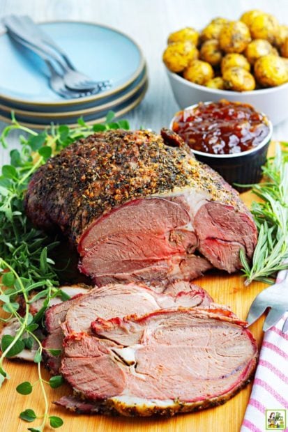 Easy Smoked Leg of Lamb Recipe | This Mama Cooks! On a Diet