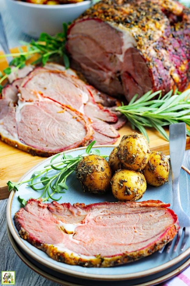 Easy Smoked Leg of Lamb Recipe | This Mama Cooks! On a Diet